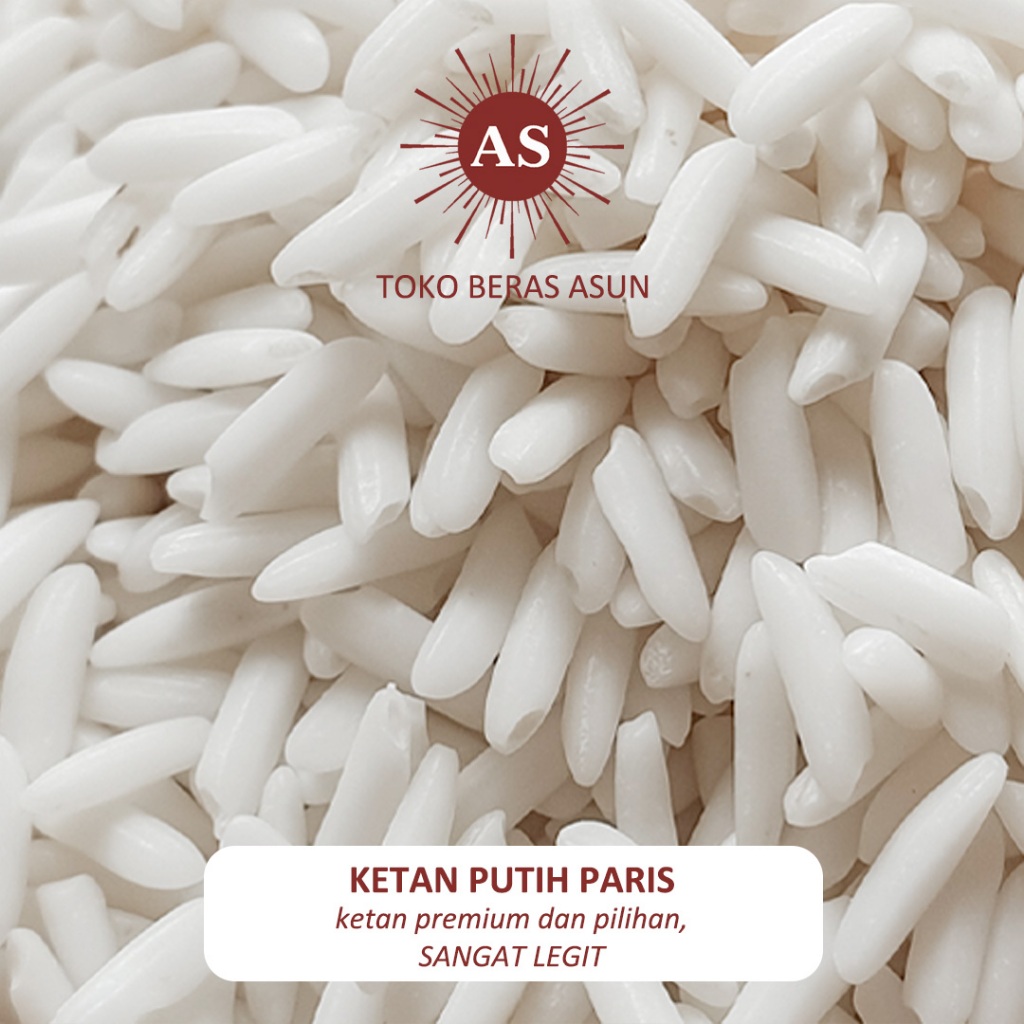 

ASUN BERAS Ketan Premium Paris Super Legit - White Glutinous Rice