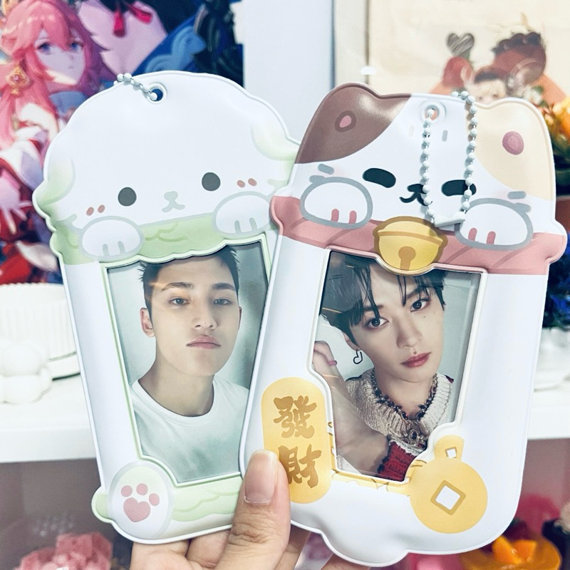 

[Ready Stock] Cute Fluff Anmial Pal Photo Card & Id Card Holder