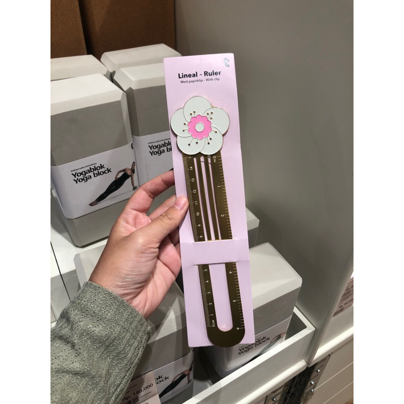 

[JASTIP FLYING TIGER] Penggaris Bunga 15 cm 6 Inch Cantik Unik Estetik