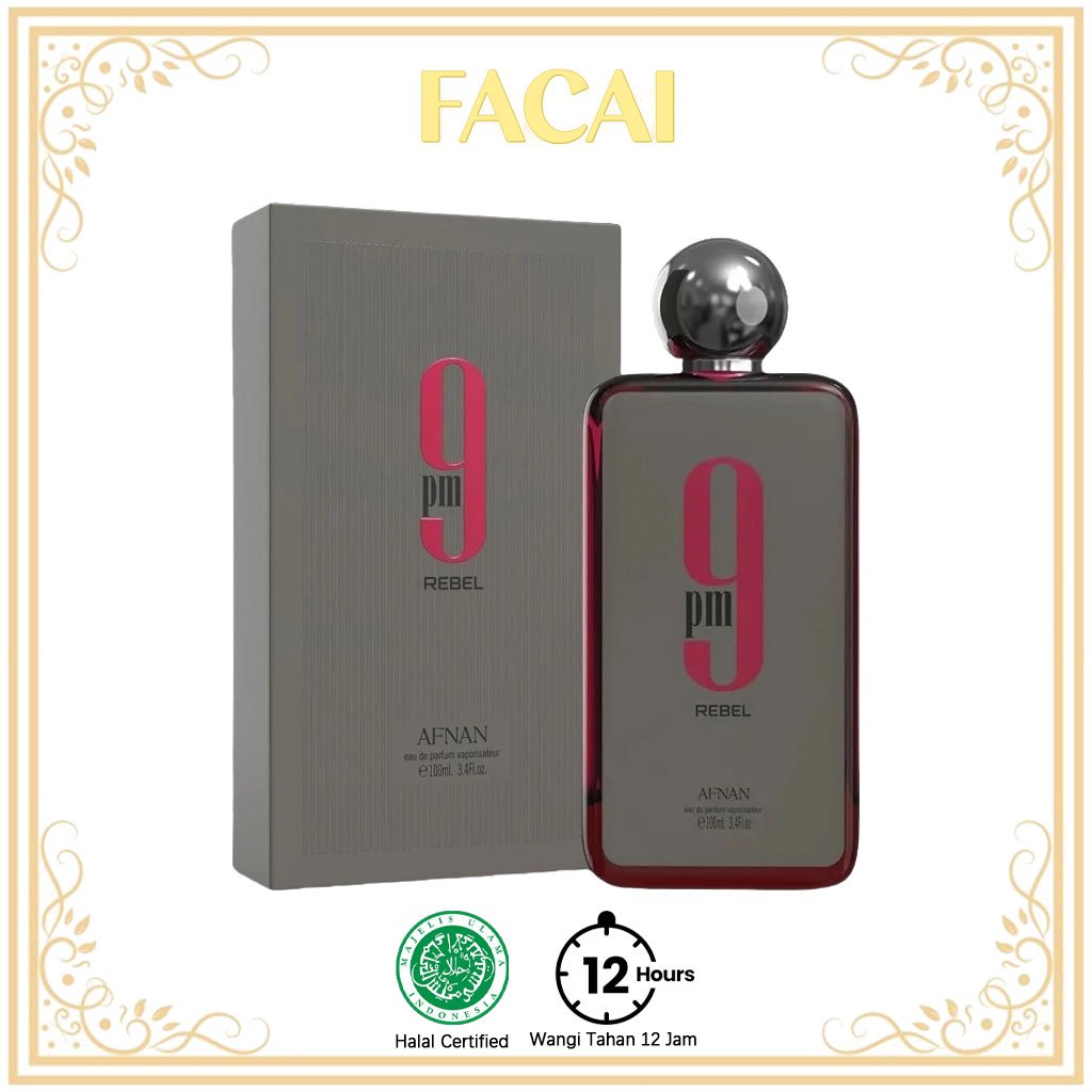 AFNAN 9 PM Rebel Eau de Parfum 100 ML