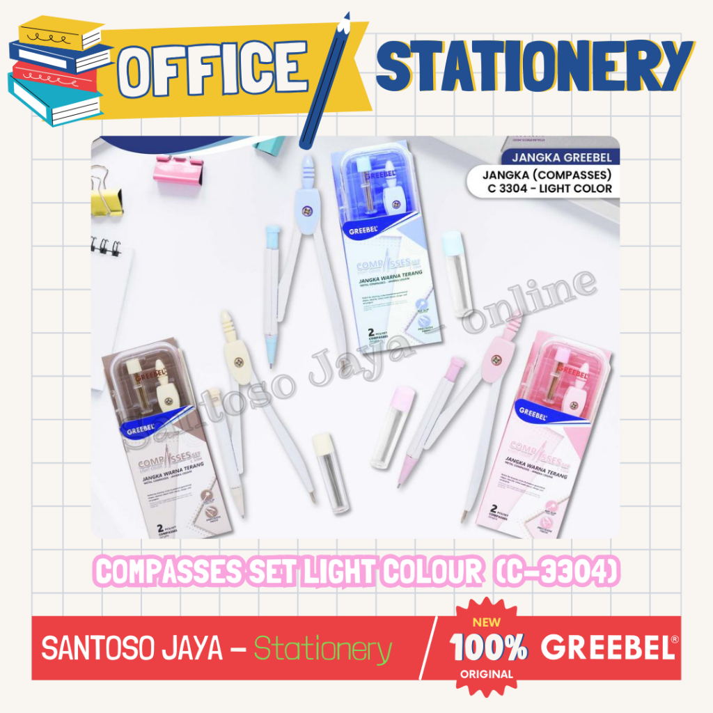 

Jangka Set GREEBEL - Compasses Set C 3304