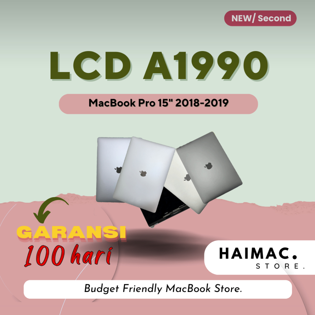 LCD A1990 - MacBook Pro 15" 2018 2019 || Original Second dan New
