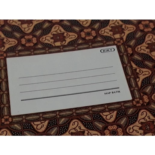 

(ISI 10)TERMURAH MAP KERTAS BATIK/MAP BATIK KIKY/MAP BATIK F4