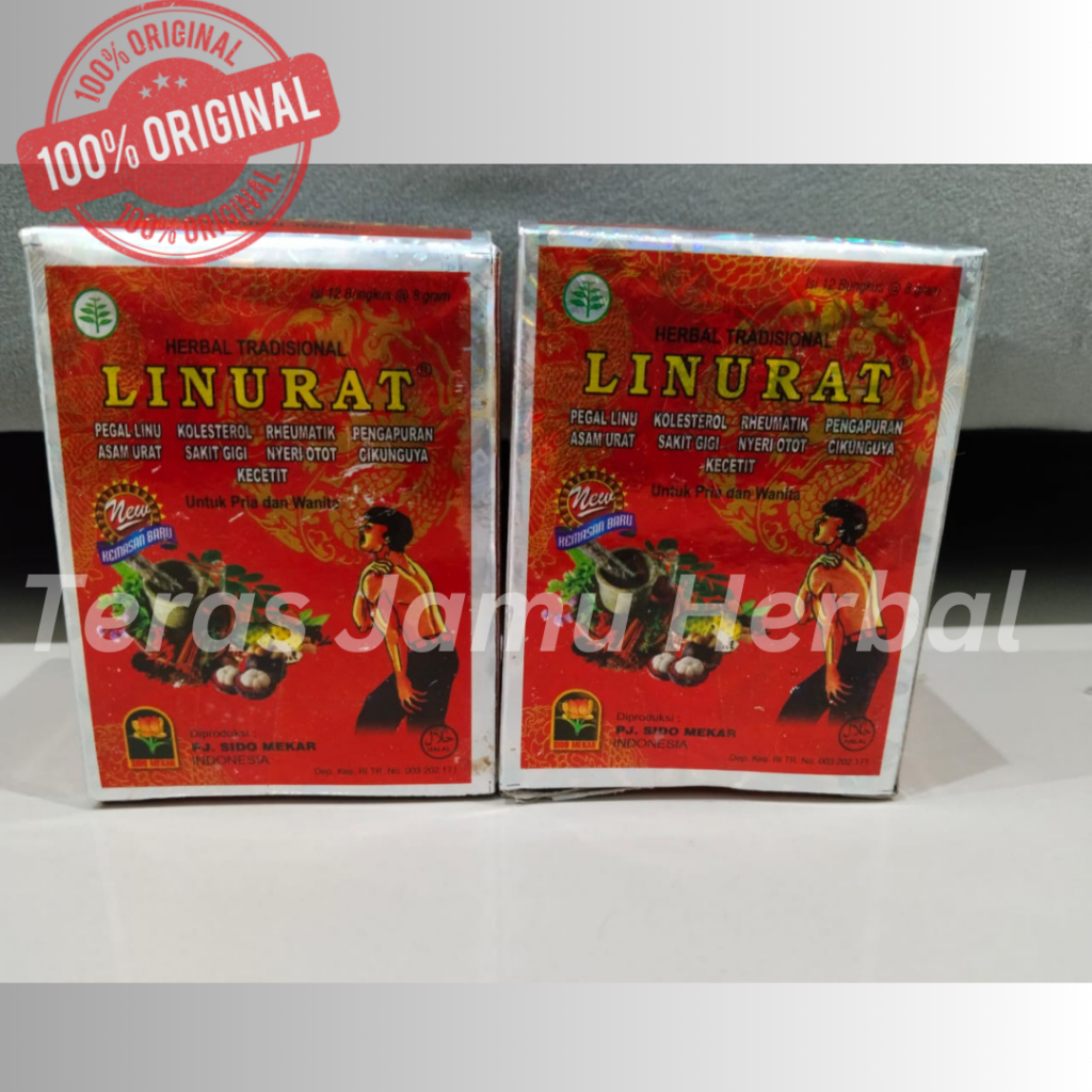 

Linurat Merah Serbuk - Original 100% isi 12 Sachet Kemasan Terbaru