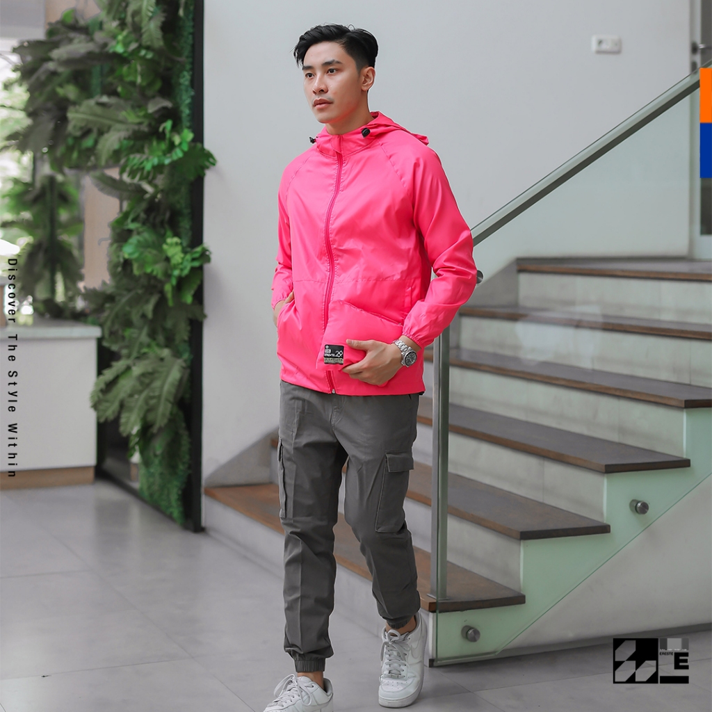 Ereste269 Jaket Ultralight Cyclone Sport Pink
