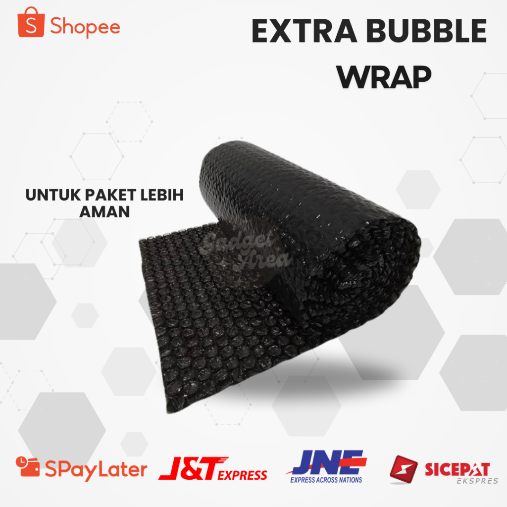 

Tambahan Extra Bubble Wrap - Packing Bubble Wrap