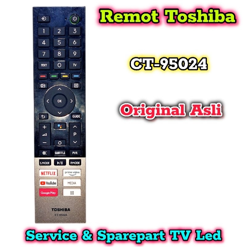 REMOT TV TOSHIBA CT-95024 ORIGINAL ASLI SCOND BAWAAN TV REMOTE CT 95024 REMOT TV CT-95024 ORI