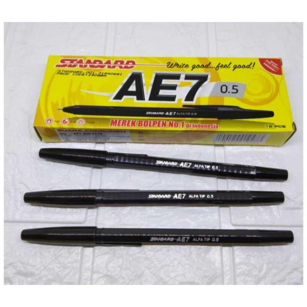 

Pulpen / Ballpoint / Pen Standard AE 7 (12 Pcs)