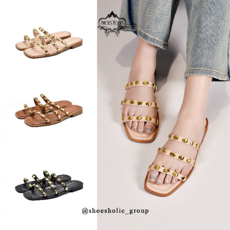 Sendal Flat Wanita Shoesholic D1188