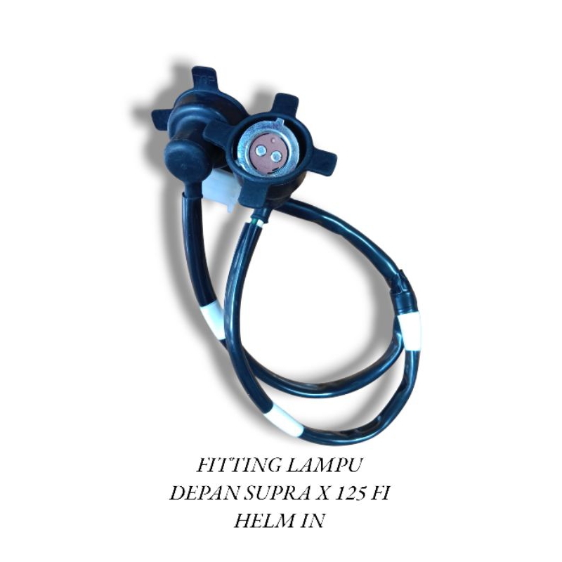 kabel fiting lampu depan supra x 125 fi supra helm in