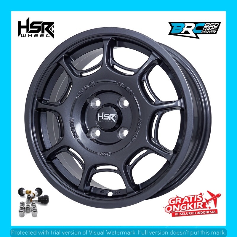 Velg mobil racing rally hsr jelimpo ring 15 pas untuk mobil lcgc