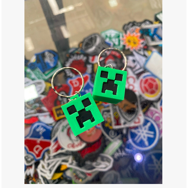 Minecraft Creeper Keychain/Gantungan Kunci Creeper Minecraft