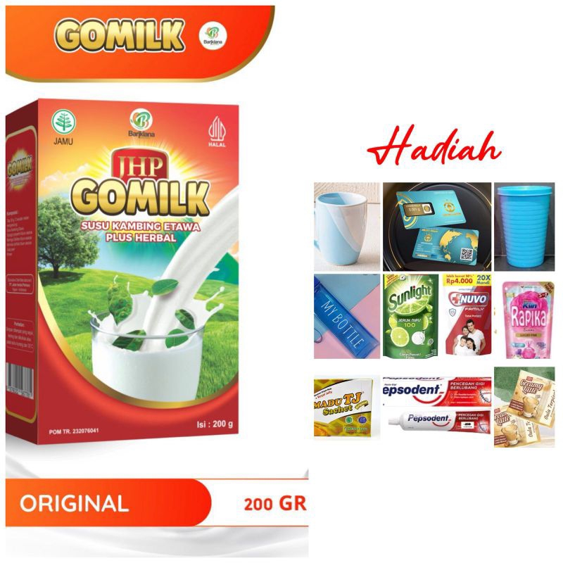 

(BISA PILIH HADIAH GRATIS) GOMILK SUSU KAMBING ETAWA