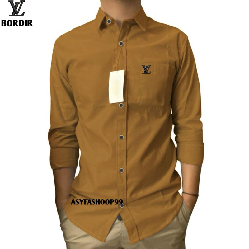 Kemeja Baju Bordir|| Baju Pria Kemeja Distro Kemeja Dewasa Kemeja Katun Kemeja Pria