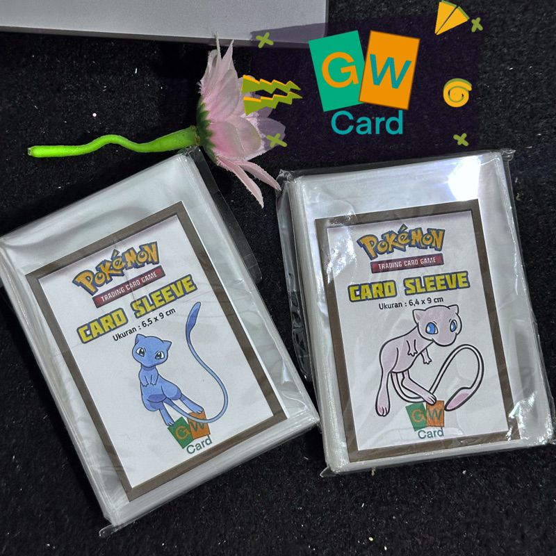 Sleeve kartu pokemon bahan plastik