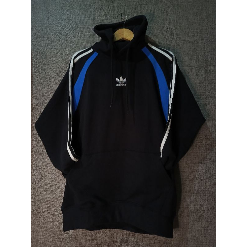 hoodie adidas center ringer hitam second