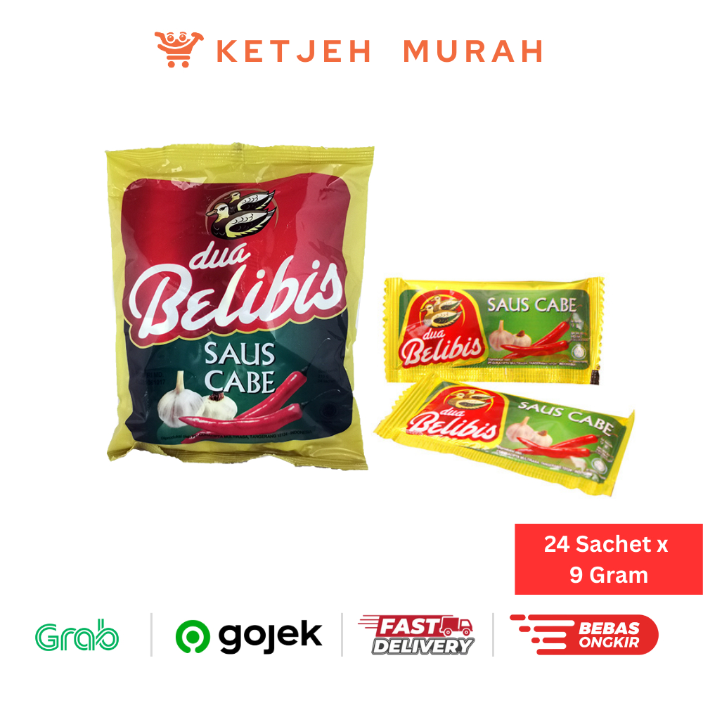 

Dua Belibis Saus Sambal Cabe 24 Stick x 9 Gram