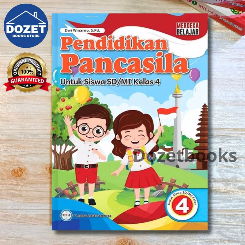 Buku Pendidikan Pancasila Kelas 4 SD/MI Kurikulum Merdeka PT. Global Offset Sejahtera