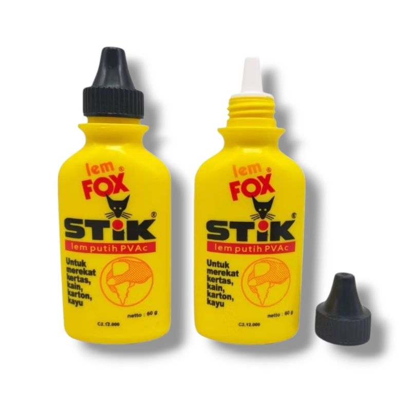 

LEM FOX STIK 60g - Lem Perekat Serbaguna