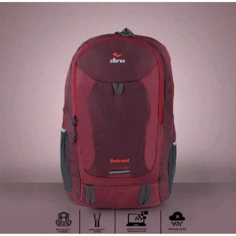 Tas Ransel 25 L Tas Sekolah/olahraga/Kerja/Gunung 25 Liter Elbrus