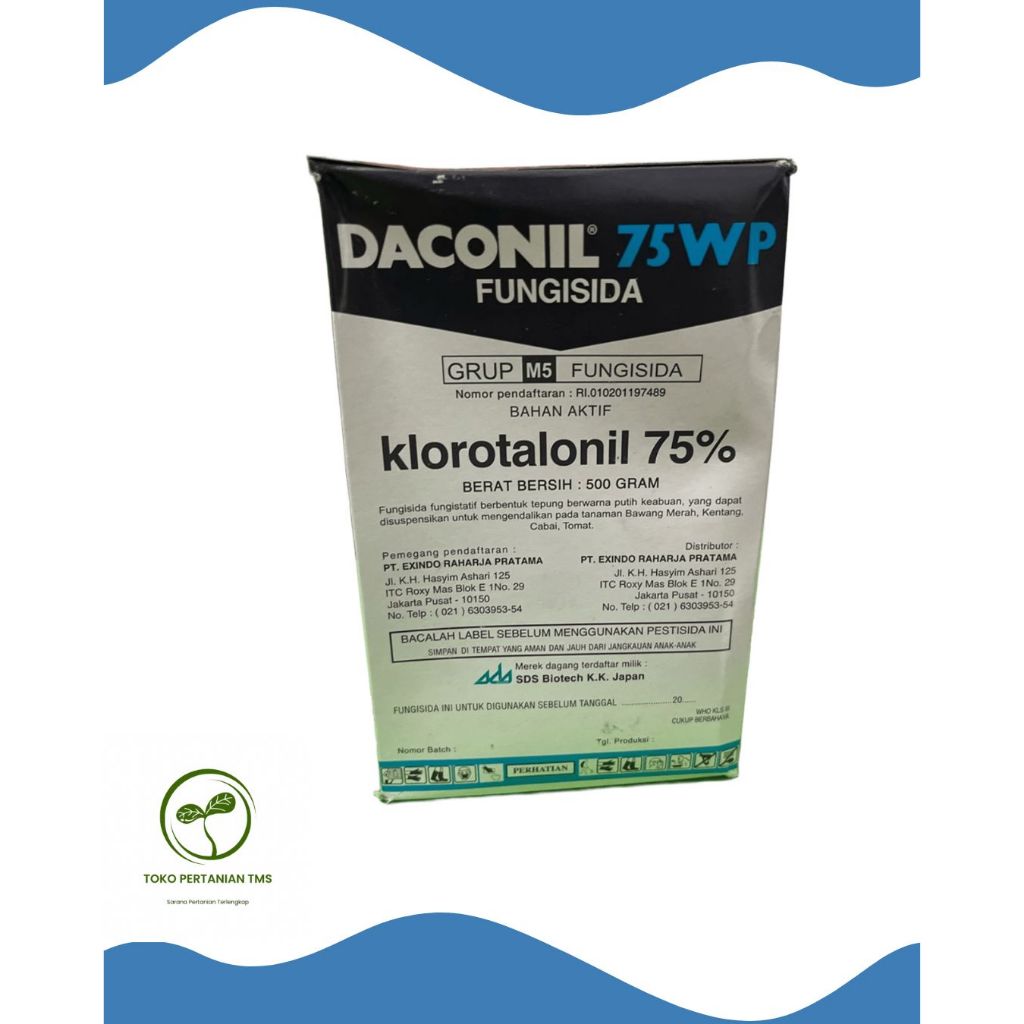 Fungisida DACONIL 75 WP (Klorotalonil 75%)