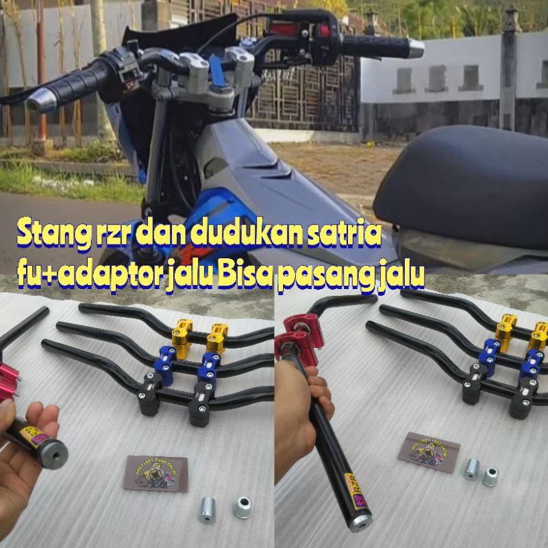 STANG RZR DAN DUDUKAN RAISER PENINGGI SATRIA FU SATRIA FACELIFT SATRIA F150