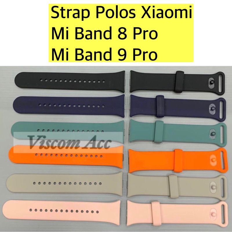 Strap Xiaomi Band 8 Pro / Band 9 Pro / Mi band 8pro / Mi band 9pro / Strap polos mi band 8 pro