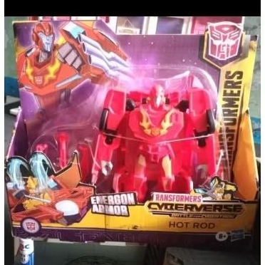 Energon Armor Transformers Cyberverse Hot rod Hasbro