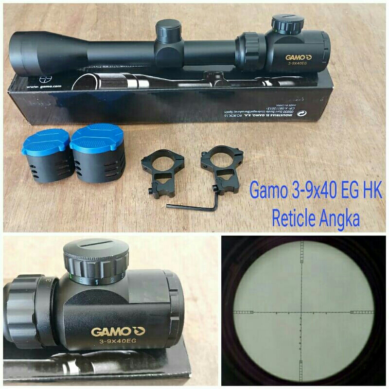 Teleskop Gamo 3-9×40 Eg Angka