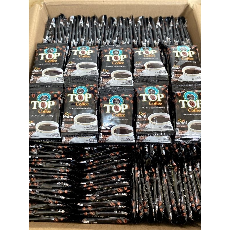 

(10 pcs) Kopi Hitam TOP Coffe kopi murni Exp Masih Lama