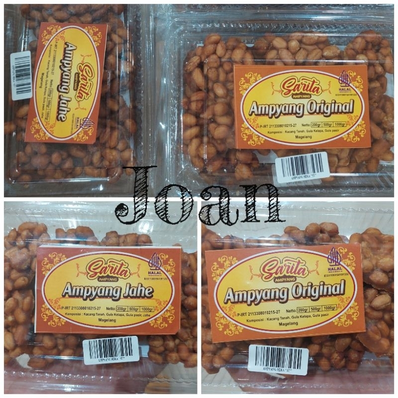 

Ampyang Original & Jahe 190gr Sarita / Camilan & Oleh Oleh Khas Magelang Jogja Solo
