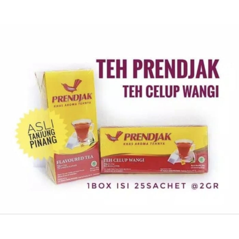 

Teh Celup Wangi Prendjak 1 box isi 25sachet Teh celup Wangi