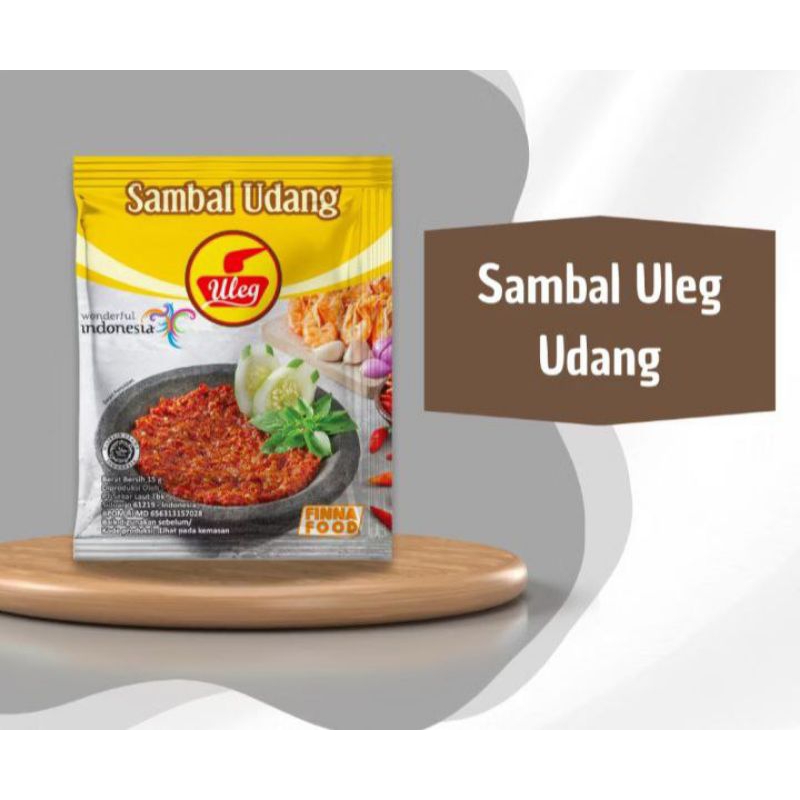 

Sambel Sachet Finna Ecer 1pcs Sambal Uleg Finna Terasi Sambel Ulek Praktis Finna