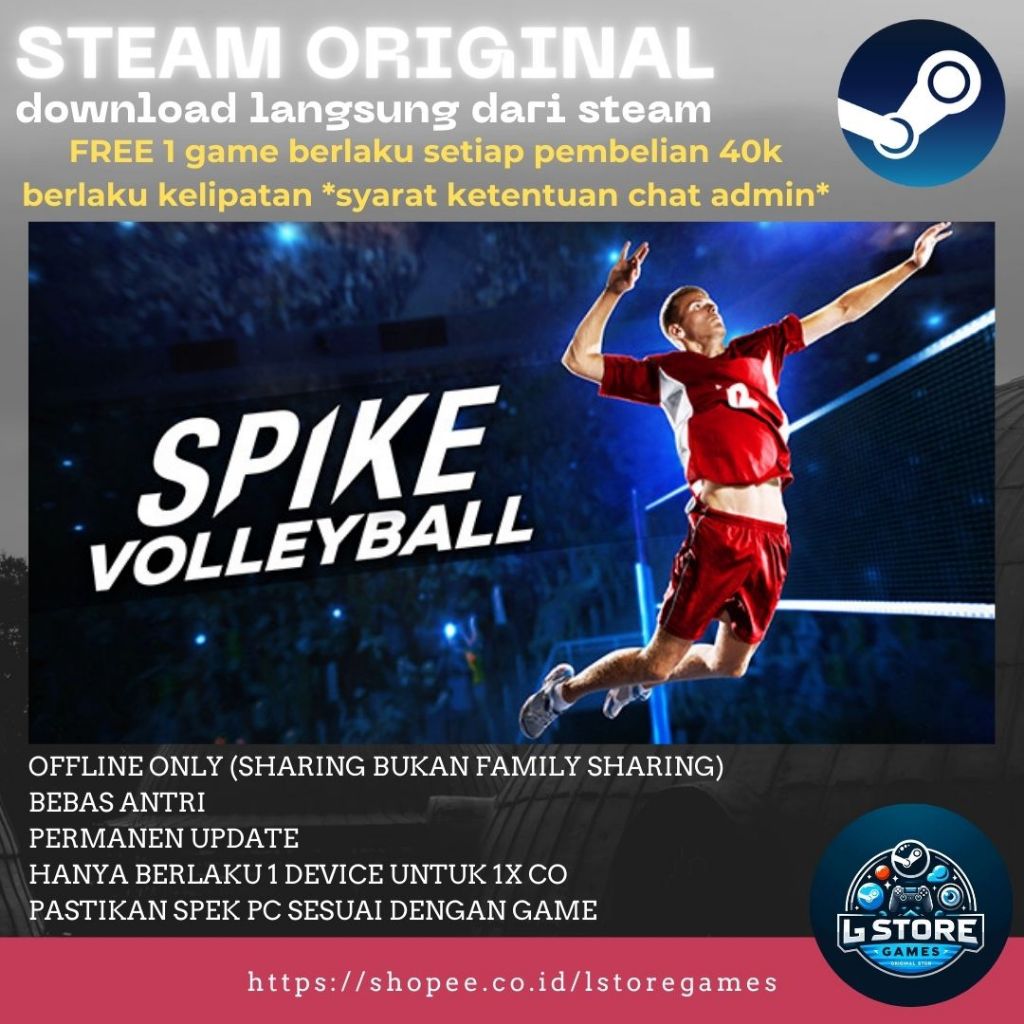 Spike Volleyball PC Sharing Original Offline