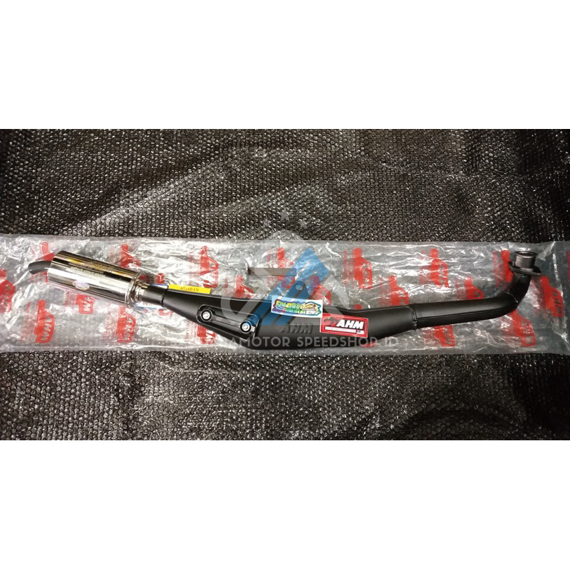 KNALPOT AHM [AMPANG HOONG MOTOR] MALAYSIA ORIGINAL 100% PNP YAMAHA Y110 (CHAMBER) | F1 | F1ZR | FIZR