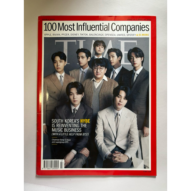 Majalah Time spesial edition BTS