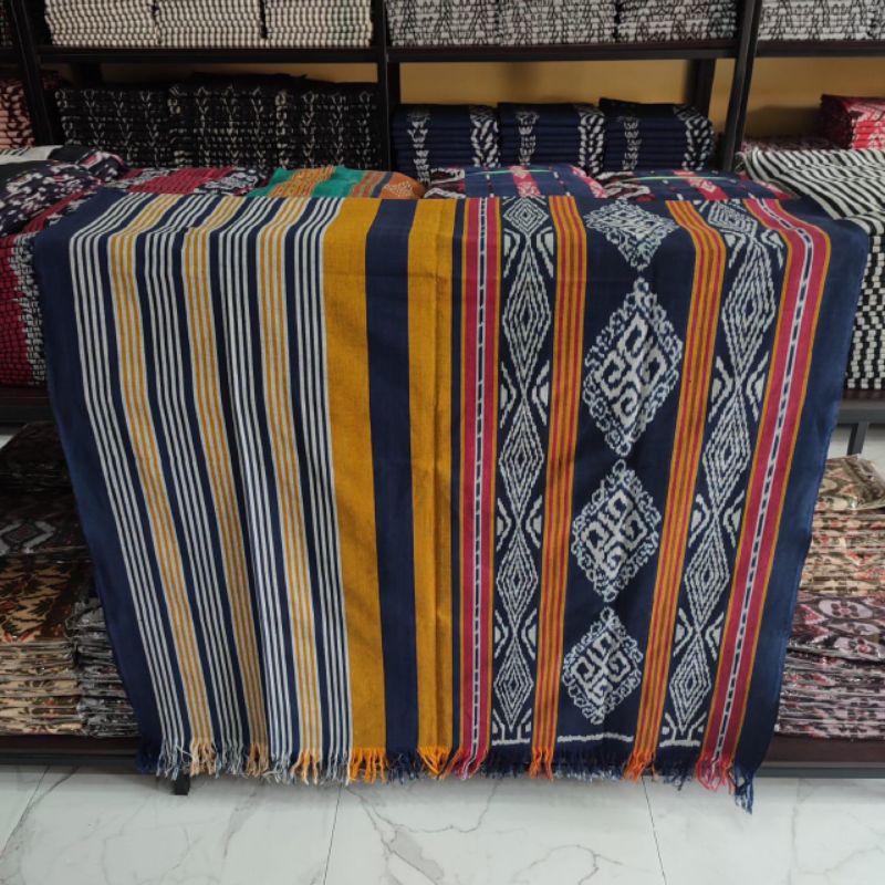 Kain tenun ikat motif toraja sumbawa rote NTT Kain bahan baju dinas kantor