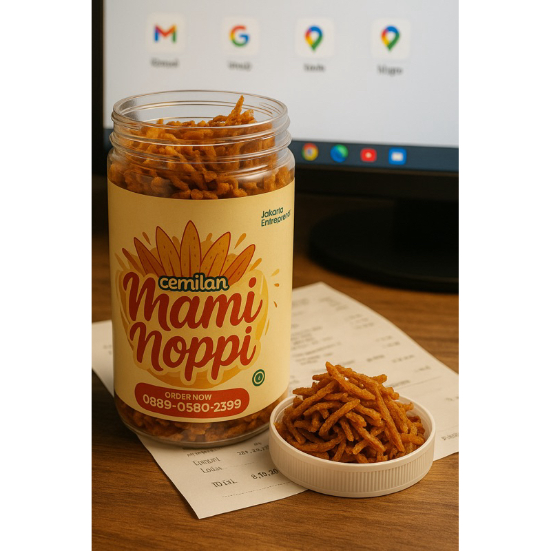 

YUMMY Cemilan Mami Noppi Kentang Mustopa 300 Gram Ori!!