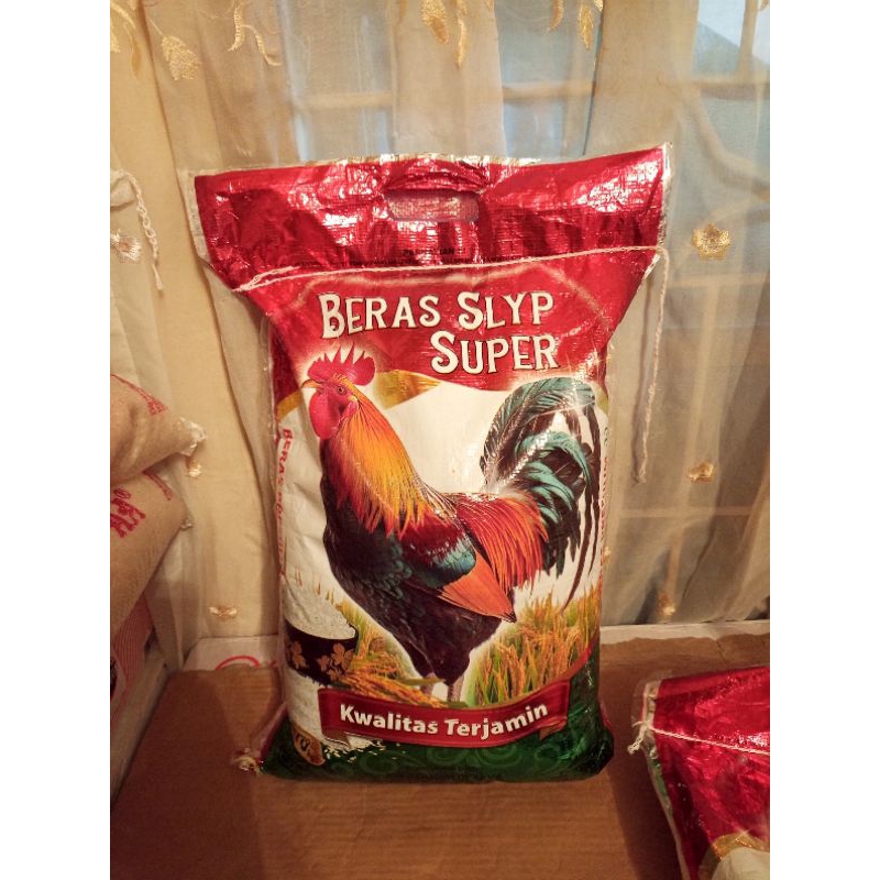 BERAS CAP AYAM SLYP SUPER ( BERAS PREMIUM) KEMASAN 10 KG