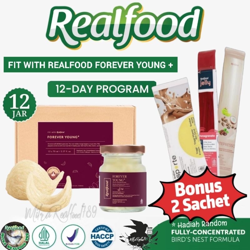 

Realfood Forever Young Plus 12 Jar ( Minuman Sarang Burung Walet )