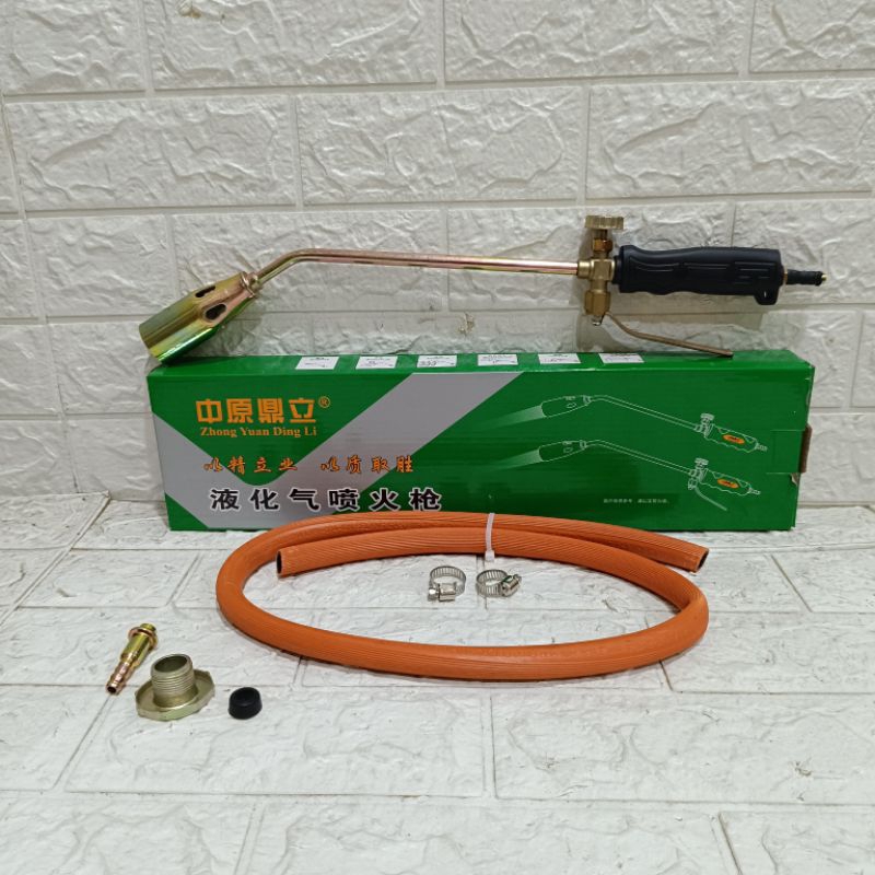 Gas Torch Alat Bakar Tikus Blow Torch 51Cm Selang Gas Sni 1Meter Heating Torch Bakar Cat Kulit Hama