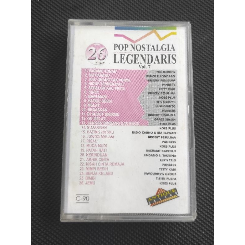 kaset pita 26 pop nostalgia legendaris