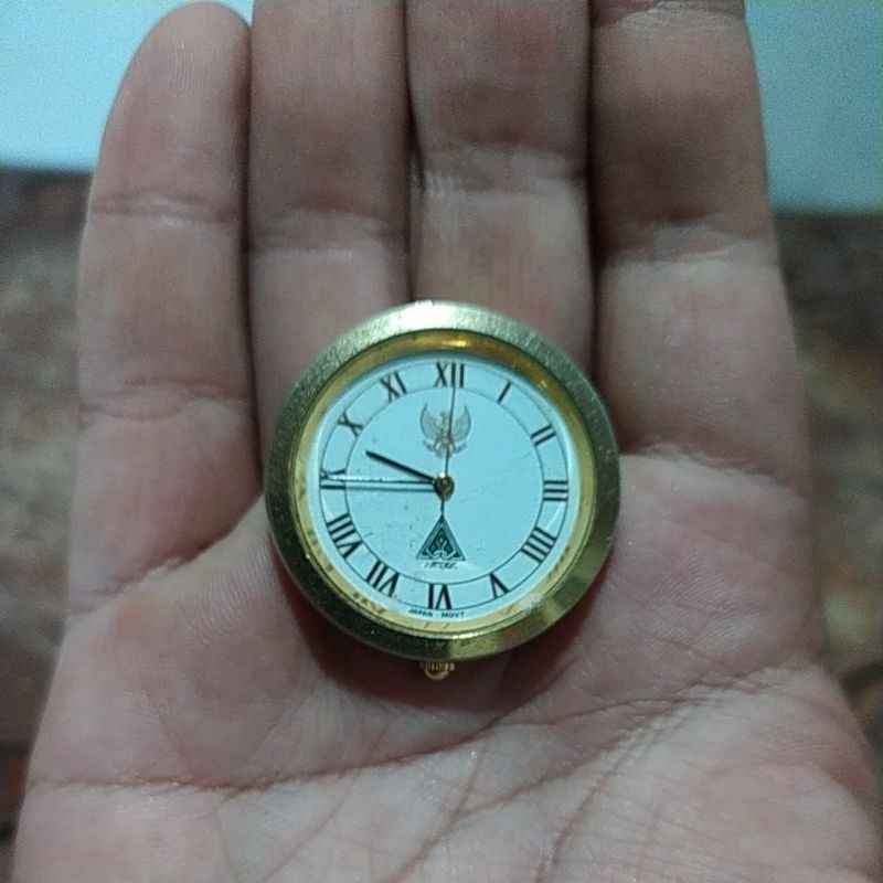 Jam Jadul Jam Saku Ada Lambang Garuda dan Logo ASTEK Original Vintage