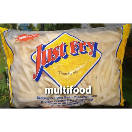 

Just Fry french fries shoestring 900 gr potongan lurus