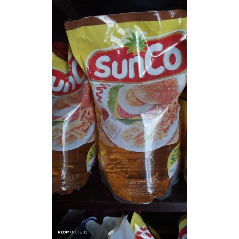 

minyak sunco kemasan pouch 2Liter