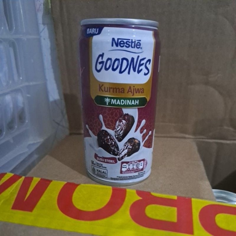

nestle goodnes kurma ajwa madinah susu steril 189ml