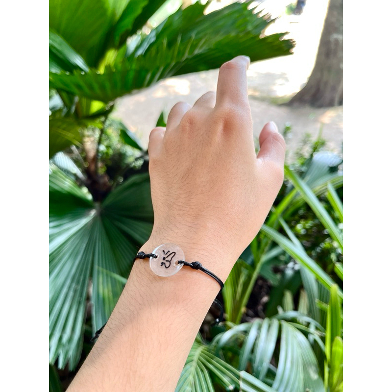 New gelang tali semicolon butterfly handmade