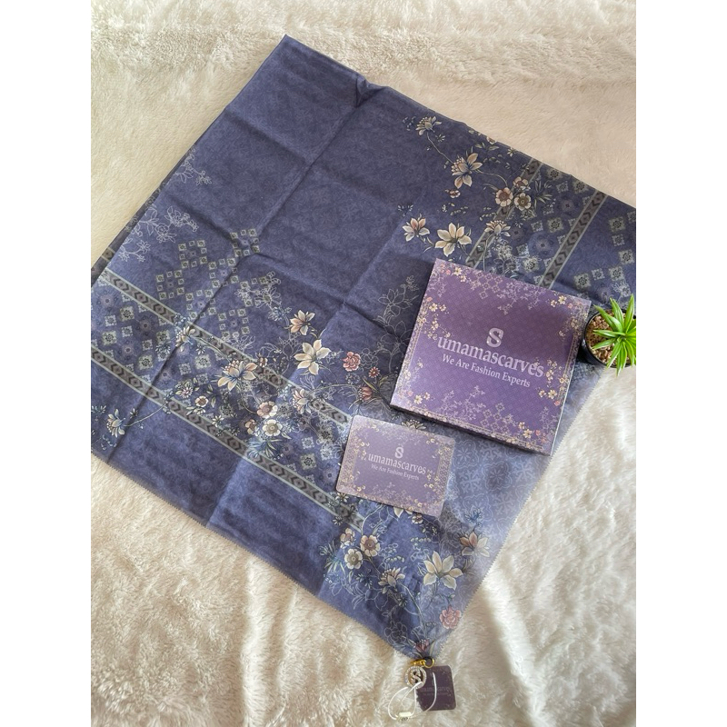 Umama Scarves Box - Kerudung Motif Hijab Segi Empat Premium Umama Scarves (include box)