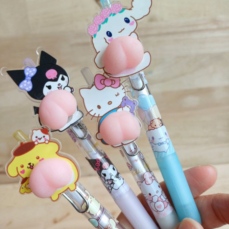 

Pulpen fantat squishy POMPOMPURIN HELLO KITTY KUROMI CINNAMOROLL