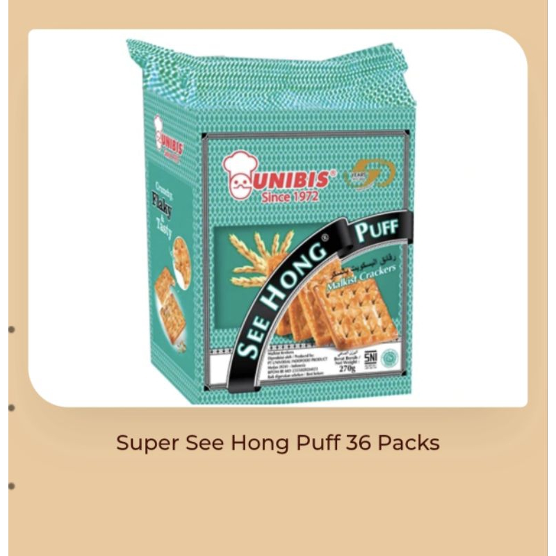 

UNIBIS SUPER SEE HONG PUFF BISKUIT 252 GRAM PROMO!!!